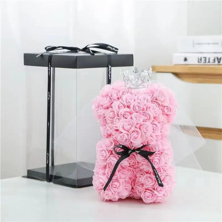 AYOYO OEM Beast Rose Valentine's Mother's Day Gift Rose Bear Rose to Mother Artificial Bear