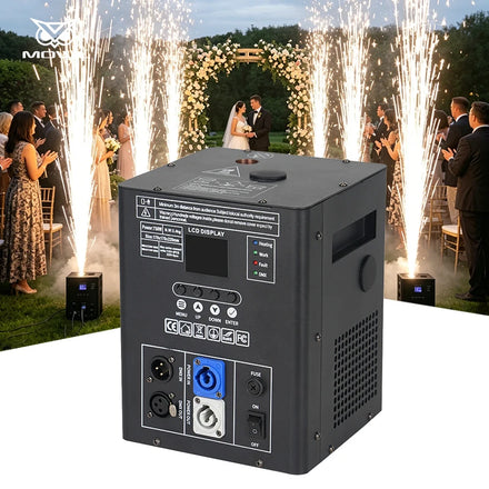 Manufacturer 750W DMX Electric Cool Sparkler Cold Spark Fountain Machine for Wedding Party DJ Disco Stage Show