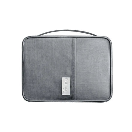 New Men Women Vintage PU Large Oxford Credit Card Holder Travel Passport Organizer Wallet with Zipper Closure RFID Blocking