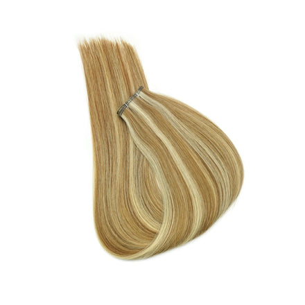 European Russian Hair Extension 10A Grade Virgin Cuticle Intact Machine Double Weft Remy Extensions Shedding Resistant Colors