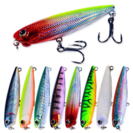 Realis Pencil Fishing Lure Topwater Stickbait Floating 65mm 6g Aritificial Hard Bait for Pike Bass Lures