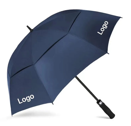 Promotion Umbrella With Logo Custom Print Big Parasols Navy Golf Umbrella With Logo Windproof Printing Auto