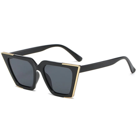 New Trend Ladies Eye Sunglasses Gradient Color Metal Shades Quality Square Womens Fashion Sunglasses