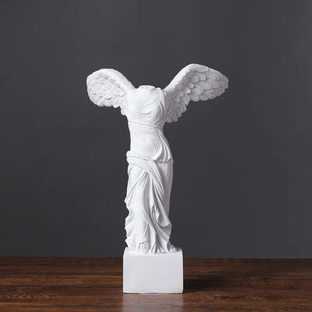 European Style Statue Ornament Abstract Angel Resin Craft Sculpture Home Creative Stone Angel Resin Craft Sculpture
