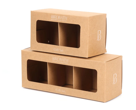 Eco-Friendly for Reed Diffuser Gift Box Set Kraft Paper Box Window for Essential Oils Glossy Lamination Embossing Elegant Candle