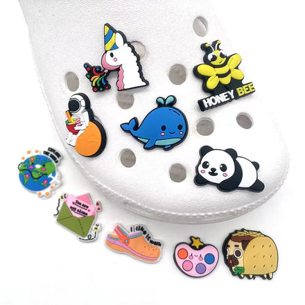 Wholesale 3D Rubber Charms for Shoes Sandals & Clogs Custom Shoe Charms With Your Logo. Buy Personalized Shoe Pins Without MOQ