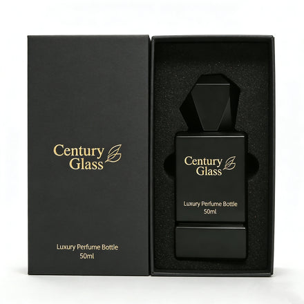 Wholesale 50ml 30ml 100ml OEM ODM Luxury Custom Made Logo Crimp Empty Spray Glass Perfume Bottle 50ml Custom Perfume Bottle