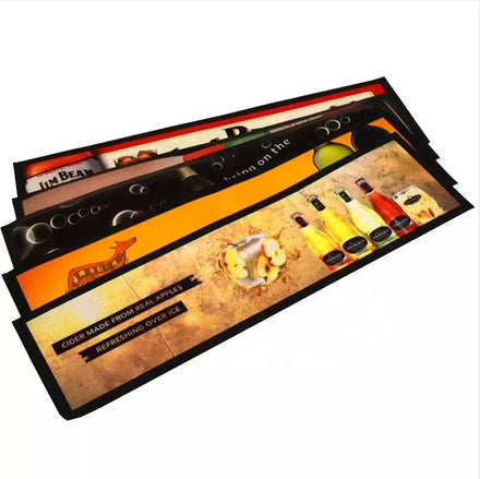 2026 Hot Sale Customized logo Different Color Pvc bar Mat Non-Slip Bar Service Bar Mat Restaurant Cup Mat