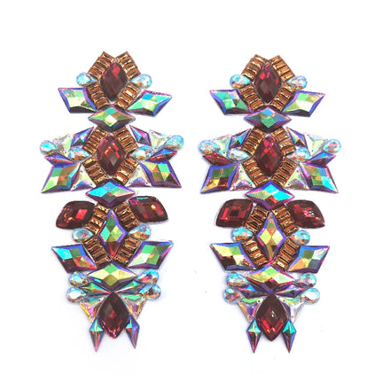 Custom Rubber Resin Appliques Patches Hot Fix Embroidery Clothing Patch Appliques for Garment & Processing Accessories