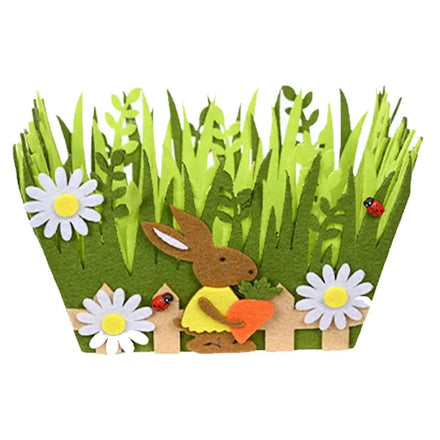 Easter Felt Basket for Kids Easter Egg Hunting Party Favors Easter Bucket