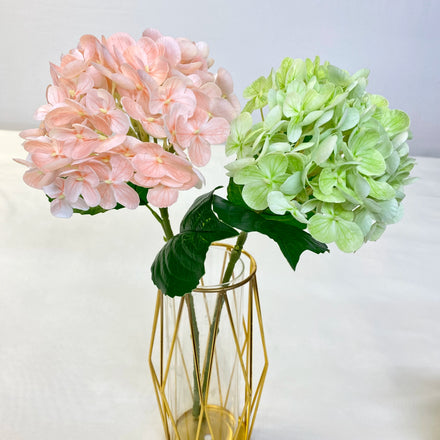 Modern Decorative Artificial Flowers Graceful Touch 72 Pieces of Single Hydrangea