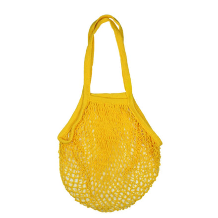 Large Reusable Organic Cotton Mesh Shopping Bag Fashionable String Net Design Eco-Friendly 35x38cm for Vegetables Promotional