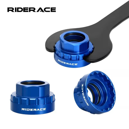 RIDERACE 12-Speed Chaining Lock Ring Adapter Removal Tool Bike 12S Chainrings Mounting Tool for Shimano M7100 M8100 M9100 Crank