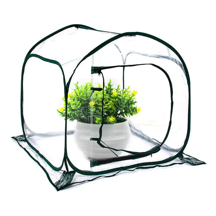 Pop up Greenhouse Tent Flower House Portable Grow Gardening Backyard Mini Greenhouse for Plant Outdoors Indoor Seedlings