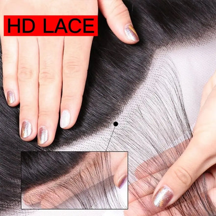 Mongolian Virgin Hair HD Lace Wigs Pre-Pluck Straight Melt Skin Wig Bleached Knots Undetectable Invisible Lace Transparent Lace