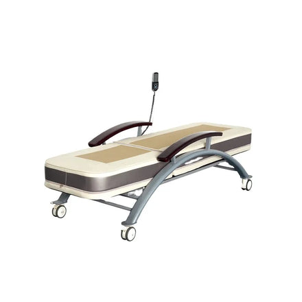 Thermal Electric Iron Contemporary Massage Bed with Spine Massage Function 110V-240V for Hotel Bedroom Living Room Use