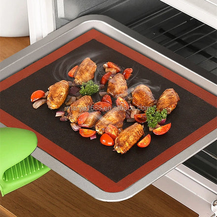 MANJIA Non-slip Silicone Pastry Mat Counter Dough Rolling Mat Oven Liner Fondant Pie Crust