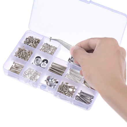 Electric Guitar Screw Kit Guitar Repair Accessory Pickguard Screws+ Tuner Screws