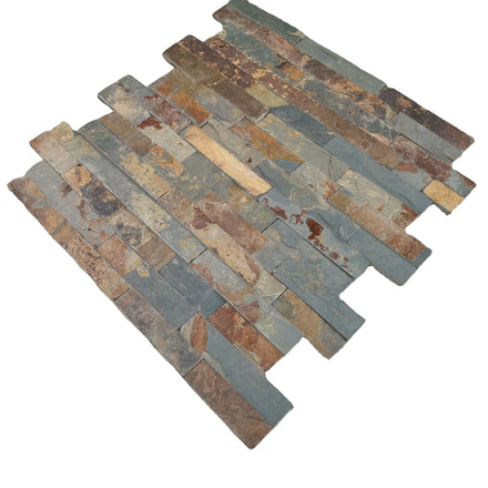 Exterior Flexible Rusty Slate Stone Veneer Wall Cladding Panel