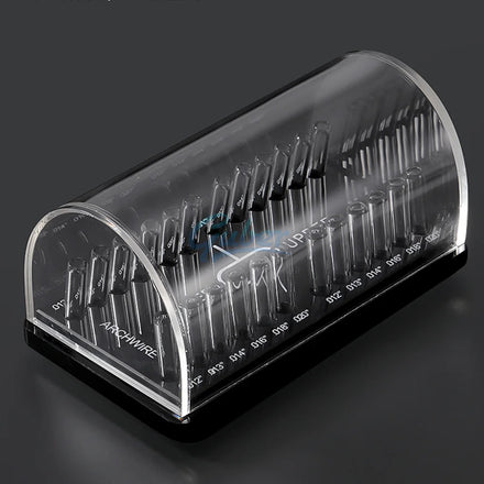 Guber Dental Equipments' Orthodontic Wire Box Holder Multi-Purpose Acrylic Archwire Dispenser for Oral Hygiene