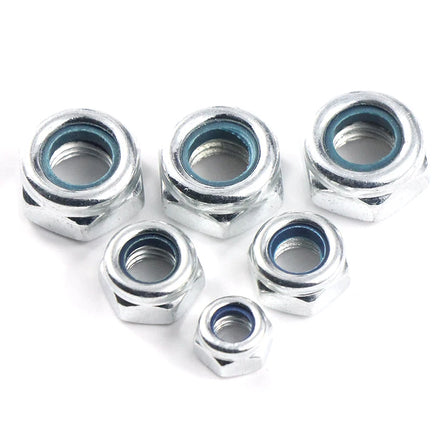304 A2 Stainless Half Lock Nuts Giant Hex Nut in M3 M4 M5 M6 M8 M10 M12 M14 M16 Zinc Galvanized Finish