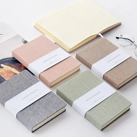 Linen Journal Custom Hardcover Notebooks A6 School Supplies Fancy Diary Nice Journal With Good Quality