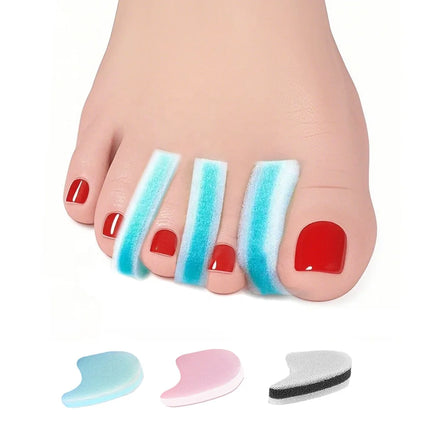 Foam Toe Spacers Separators for Feet for Overlapping Toes Spreader Divider Toes Relief Prevent Corns HA01208