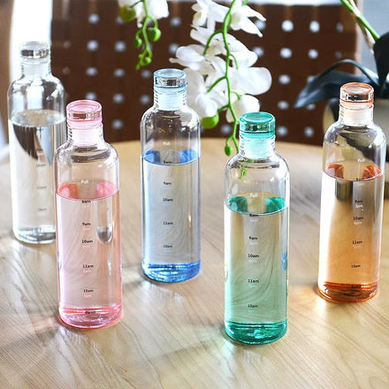 Cheap Custom Logo Printing Outdoor Sports Transparent 500ml Plastic Drinking Water Bottles