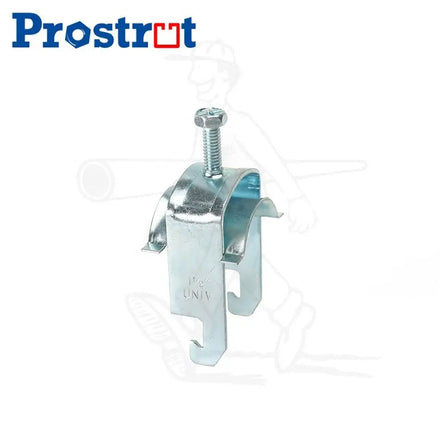 Zinc Plated One Piece Steel Conduit Clamp Inch