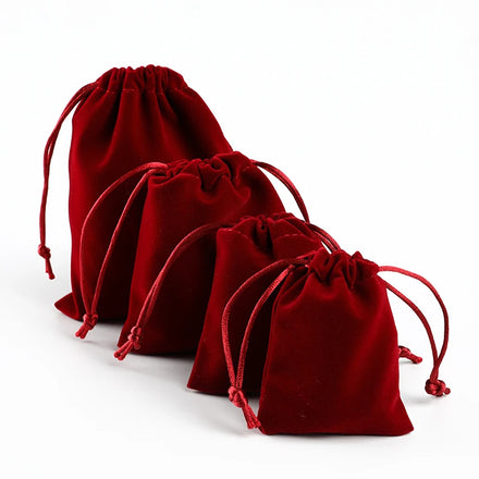 9.5*8cm Velvet Gift Dice Bag Velvet Pouch for Jewelry Satin Dices Custom logo Industrial Surface Touch Jute Color Printing