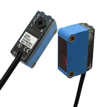 GOGO Opposed Photoelectric Switch GSE6-N1112 GSE6-P1112 GSE6-N1212 Opposite Beam Photoelectric Sensor Switch 10-30VDC NPN PNP Output