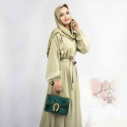 Muslim Fashion Simple Abaya for Women High Quality Dubai Abaya Muslim Daily Wear Closed Abaya Women Islamic Clothing