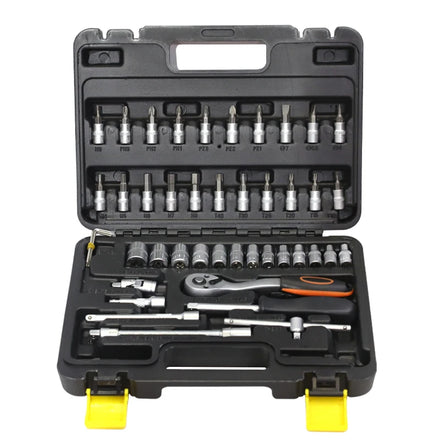 72 Tooth Ratchet Wrench Set Metric Key Ring Torque Socket Spanner Kit Car Repair Hand Tools