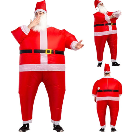 High-quality Creative New Christmas Party Play for Stage Props Performance Costumes Inflatable Santa Customized Color