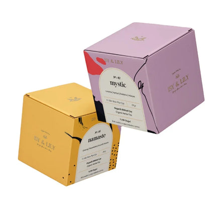 Eco Friendly Luxury Private Label Custom Size Design Rectangle 12cm with Inserts Tea Light Candle Box Design Packaging