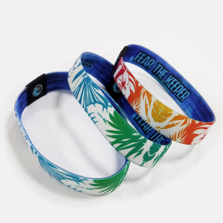 Zhanhong Fashion Custom Sublimation Cute Logo Nautical Business Gifts Soft Elastic Polyester Wristbands for Party Activity Shows
