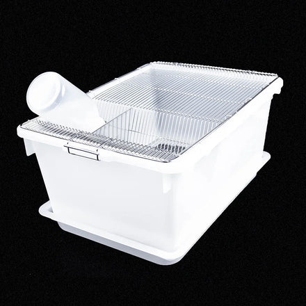 SS3 Autoclavable Stackable PP Rodent Cage With 304 Stainless Steel Tray Leak-proof Water Bottle for Lab Rat Mouse Wholesale
