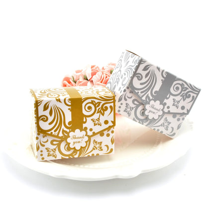 Yiwu Suppliers Online Shop Wholesale Empty Wedding Favors Indian Small Party Fancy Chocolate Sweet Paper Boxes for Door Presents