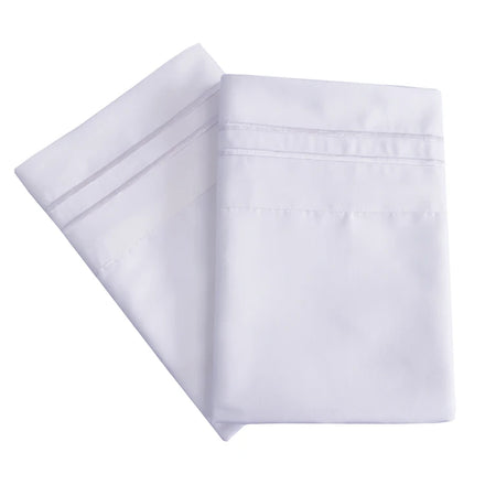 Cheap Price Wholesale Soft Microfiber Polyester Flat Bed Sheet Pillow Cover Set 2 Pieces OEKO-TEX Certified 1800TC Hotel Use
