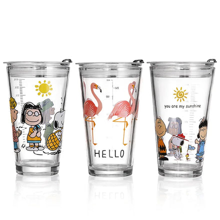 AIHPO8 RTS Drinking Glasses Set Origami Style Elegant Koi Highball Rocks Vintage Glassware Tumbler 8 Pcs Glass Cups