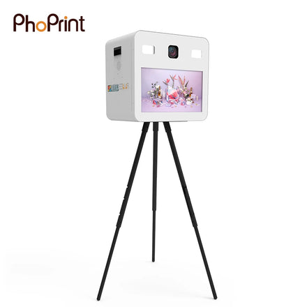 Phoprint D Series Portable Metal Steel Touch Screen Photo Booth CE Certified for Weddings and Parties