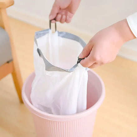 13-Gallon Recyclable Drawstring Trash Bag Roll Plastic Packaging for Storage