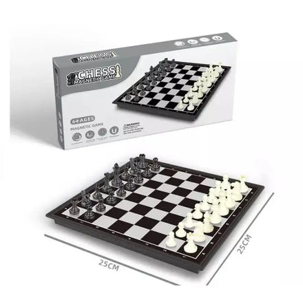 Manufacturer Custom Eco-Friendly Chess Set Go Game International Plastic Chess 25 cm Board Magnetic Chess Game Set