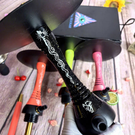 Factory Direct China's New ALPHA S Hookah Frosted Stainless Steel Portable Eco-Friendly Durable Gift Box Custom Logo Factory