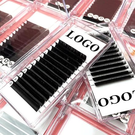 Supply Private Label 0.03 0.05 0.07 0.10 0.15 0.18 0.20 0.25Mm J B C Cc D Curl Faux Mink Volume Classic Eyelashes Extension