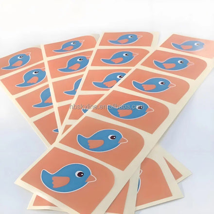 Waterproof Custom Self Adhesive Vinyl Sheets Kiss Cut Paper Sticker Labels Printing
