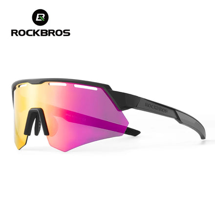 ROCKBROS New Cycling Glasses Outdoor Sports Sunglasses for Men Polarized Cycle Glasses with Myopia Frame Sunglasses
