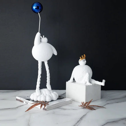 Simple Figures Resin Sculpture Creative Model Room Decoration Home Accessories Ball Figure Sculpture