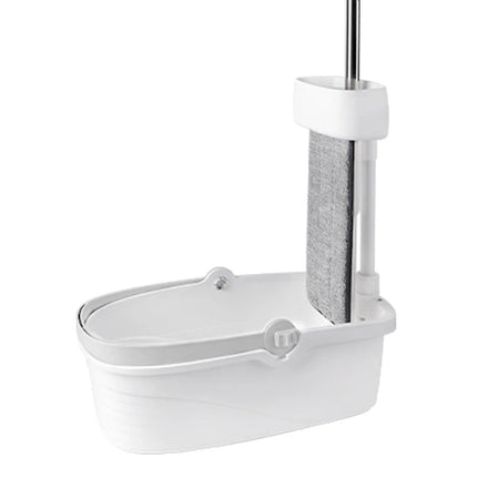 Wet Dry Home Floor Cleaning System Telescopic Steel Handle Professional Microfiber Mop Open Bucket High Dehydration Quick