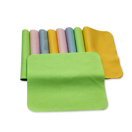 Premium Microfiber Cleaning Cloths Custom Logo 200gsm Square for Lens Eyeglasses Screens Tablets Glasses for Promotional Gifts